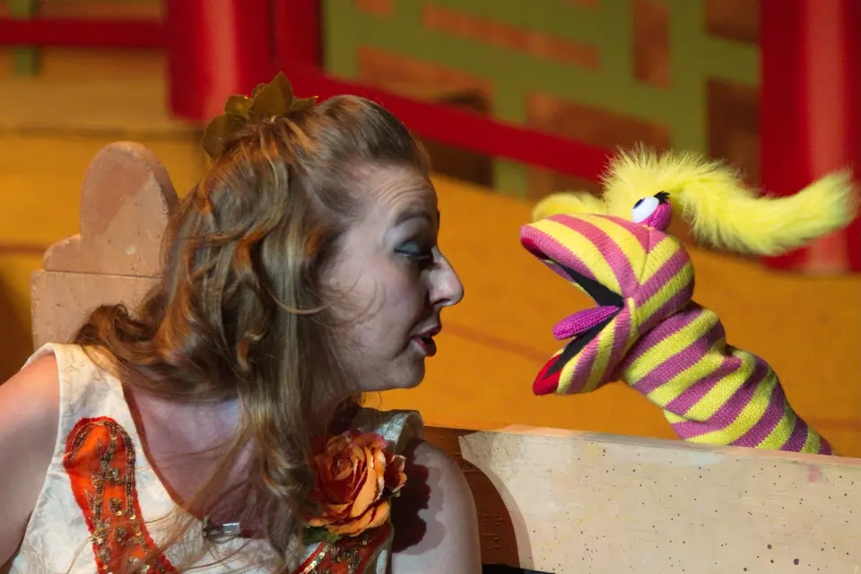 Willenhall Musical Theatre Company's 2013 pantomime, Aladdin. Photograph 19 of 30.
