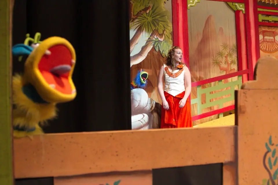 Willenhall Musical Theatre Company's 2013 pantomime, Aladdin. Photograph 23 of 30.