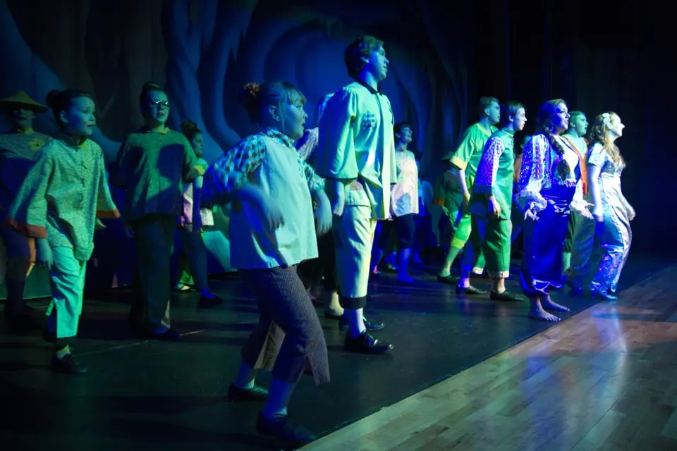 Willenhall Musical Theatre Company's 2013 pantomime, Aladdin. Photograph 24 of 30.