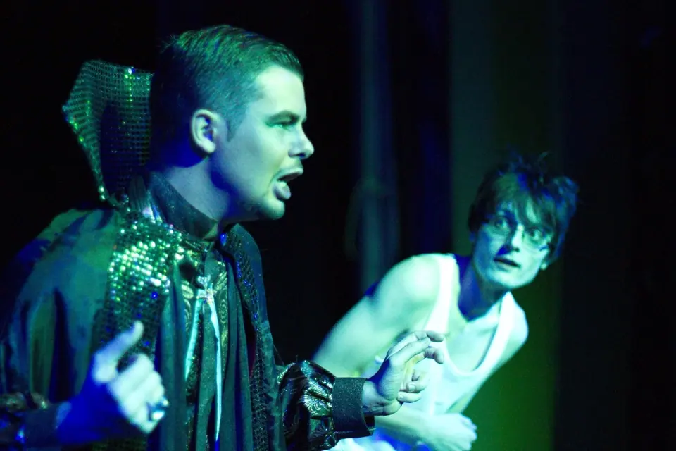 Willenhall Musical Theatre Company's 2013 pantomime, Aladdin. Photograph 25 of 30.