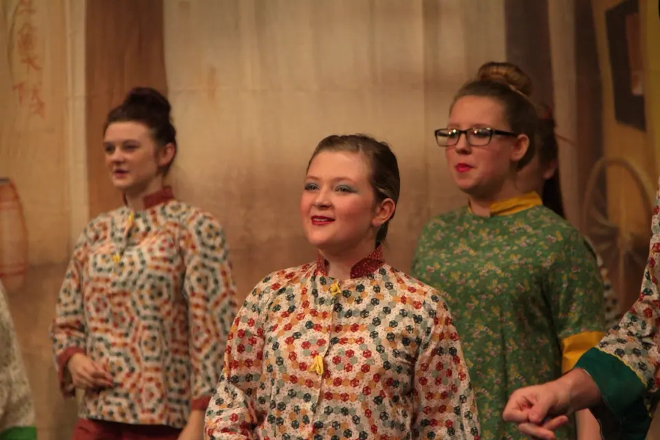 Willenhall Musical Theatre Company's 2013 pantomime, Aladdin. Photograph 15 of 41.