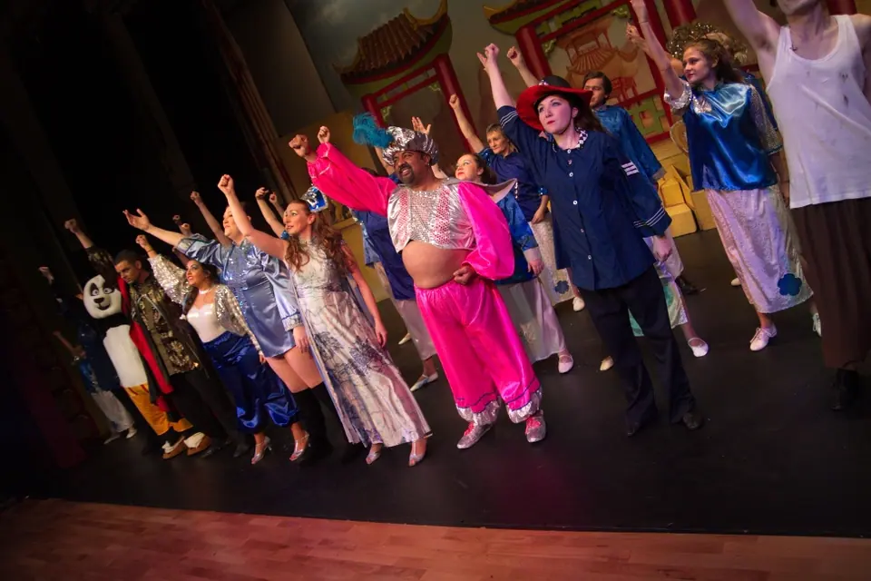 Willenhall Musical Theatre Company's 2013 pantomime, Aladdin. Photograph 24 of 41.