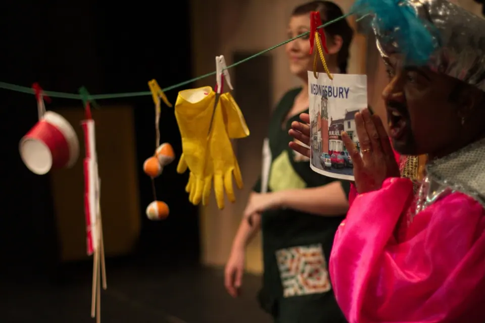 Willenhall Musical Theatre Company's 2013 pantomime, Aladdin. Photograph 25 of 41.