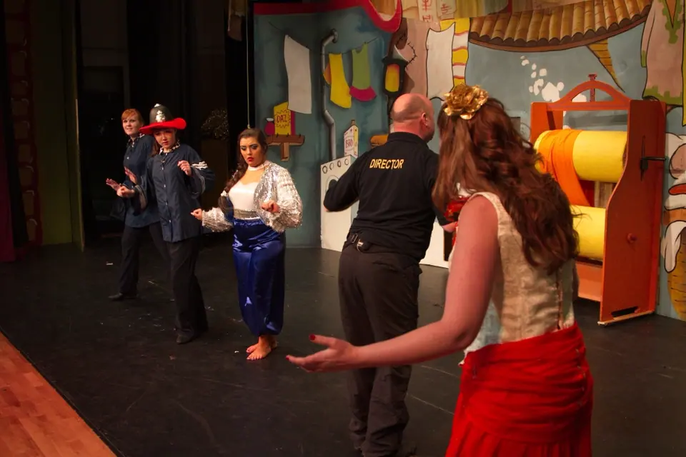 Willenhall Musical Theatre Company's 2013 pantomime, Aladdin. Photograph 28 of 41.