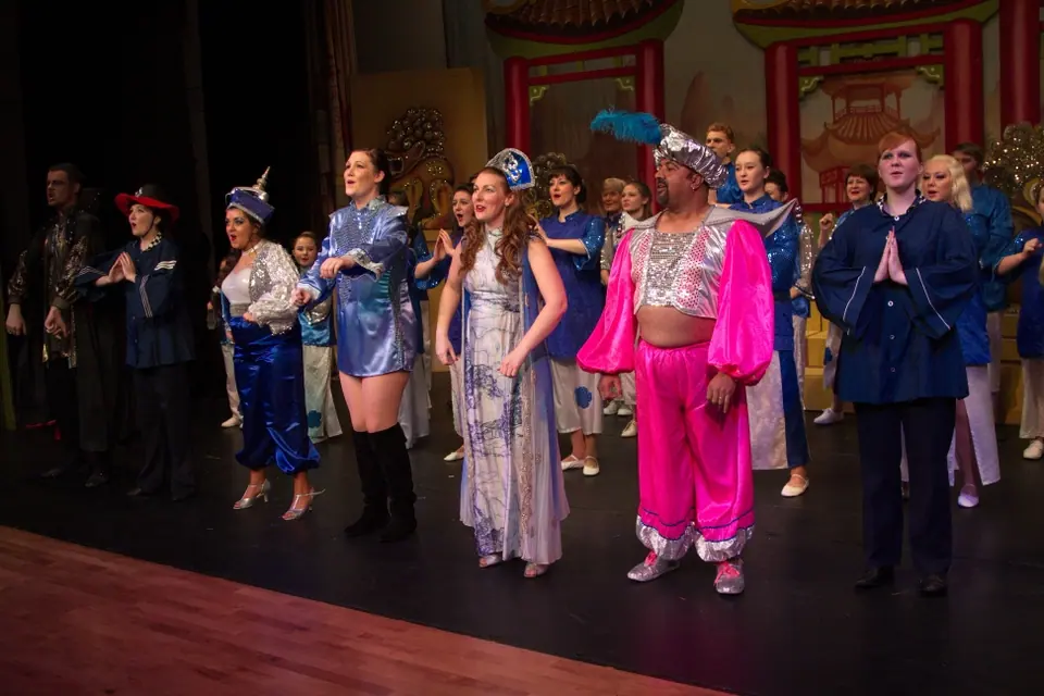 Willenhall Musical Theatre Company's 2013 pantomime, Aladdin. Photograph 30 of 41.