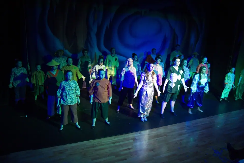 Willenhall Musical Theatre Company's 2013 pantomime, Aladdin. Photograph 32 of 41.