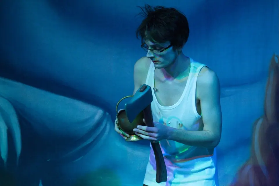 Willenhall Musical Theatre Company's 2013 pantomime, Aladdin. Photograph 33 of 41.