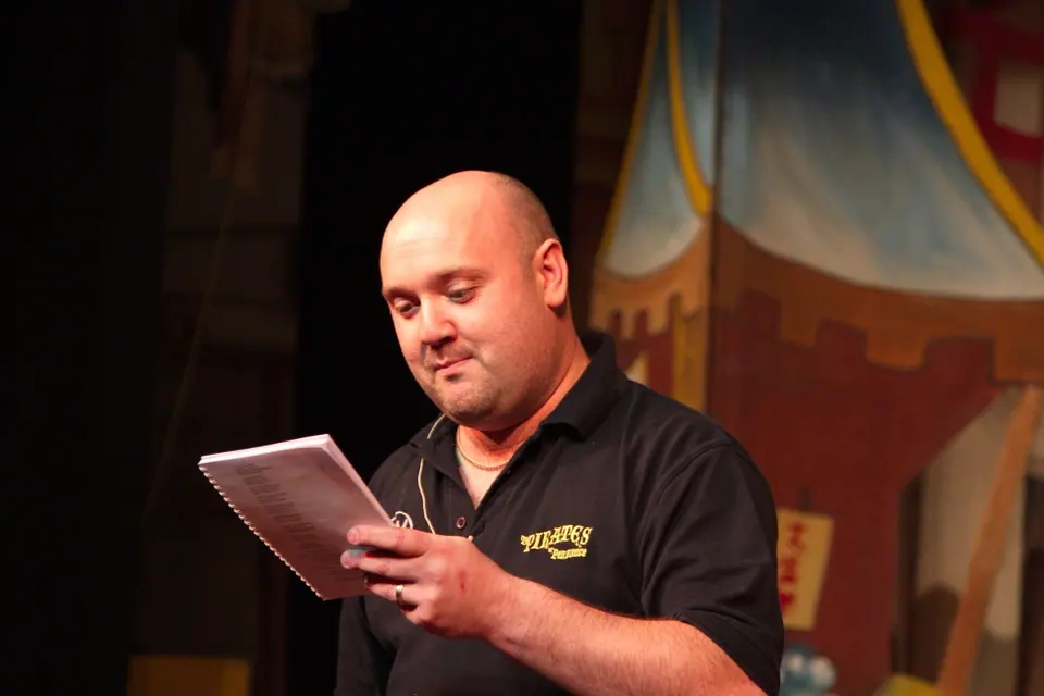 Willenhall Musical Theatre Company's 2013 pantomime, Aladdin. Photograph 34 of 41.
