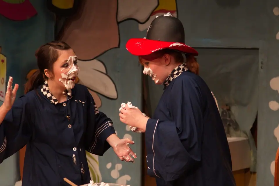 Willenhall Musical Theatre Company's 2013 pantomime, Aladdin. Photograph 35 of 41.