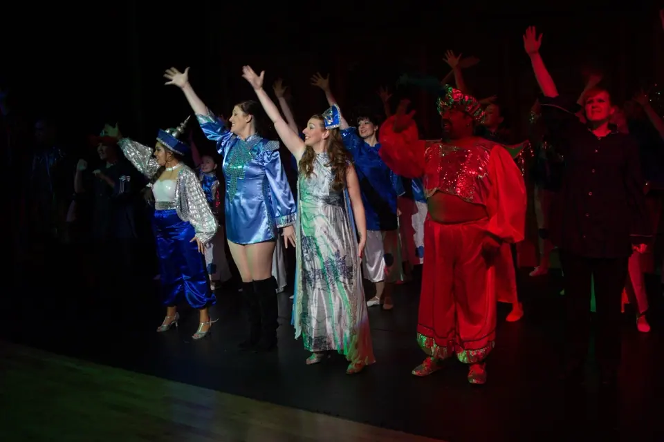 Willenhall Musical Theatre Company's 2013 pantomime, Aladdin. Photograph 40 of 41.