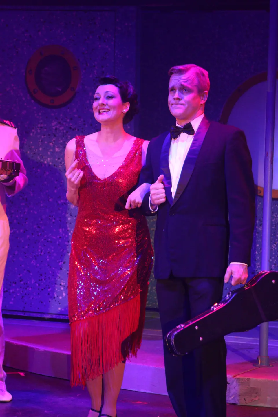 Willenhall Musical Theatre Company's 2017 production of Anything Goes at Dormston Mill Theatre, Sedgley. Photograph 100 of 170.