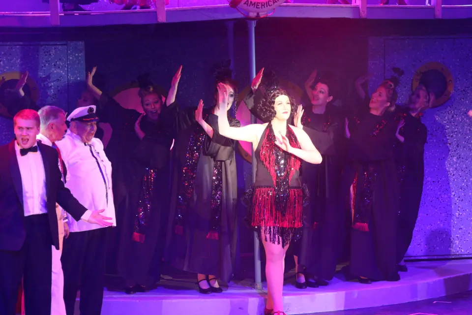Willenhall Musical Theatre Company's 2017 production of Anything Goes at Dormston Mill Theatre, Sedgley. Photograph 107 of 170.