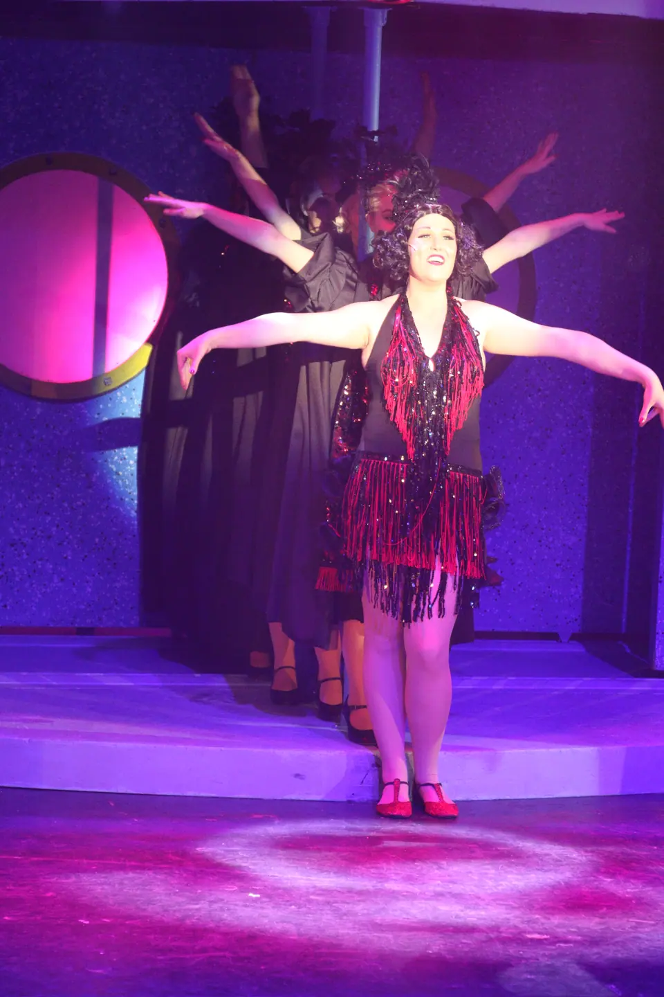 Willenhall Musical Theatre Company's 2017 production of Anything Goes at Dormston Mill Theatre, Sedgley. Photograph 109 of 170.