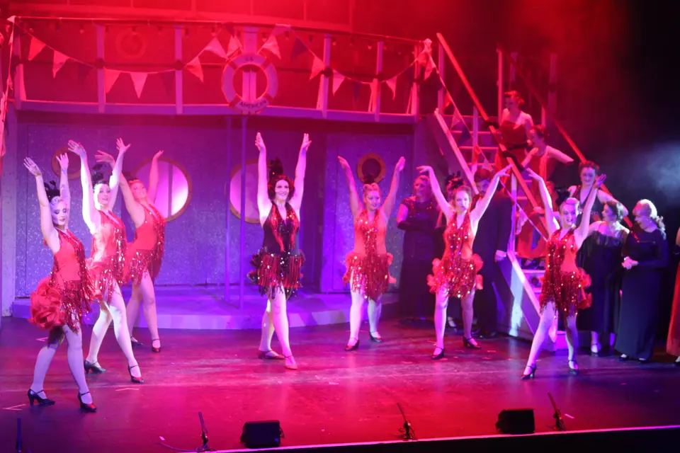 Willenhall Musical Theatre Company's 2017 production of Anything Goes at Dormston Mill Theatre, Sedgley. Photograph 115 of 170.