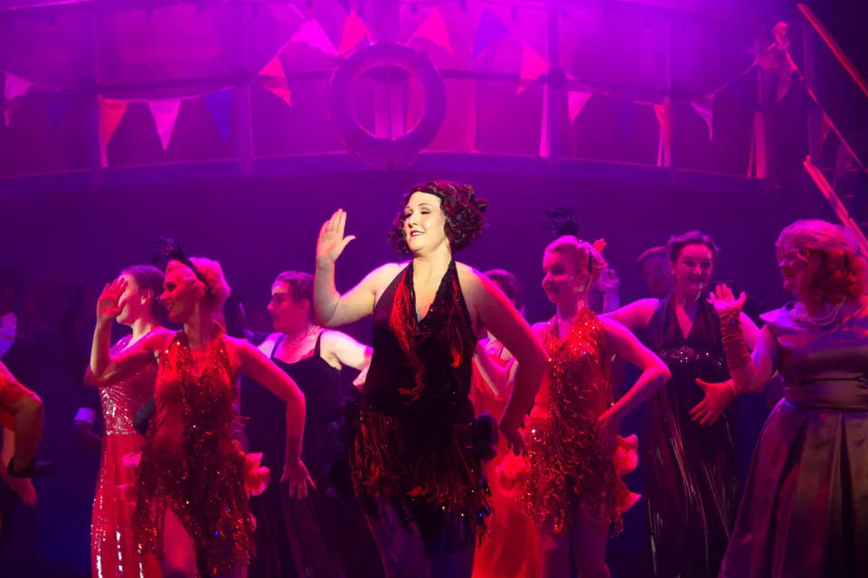 Willenhall Musical Theatre Company's 2017 production of Anything Goes at Dormston Mill Theatre, Sedgley. Photograph 116 of 170.