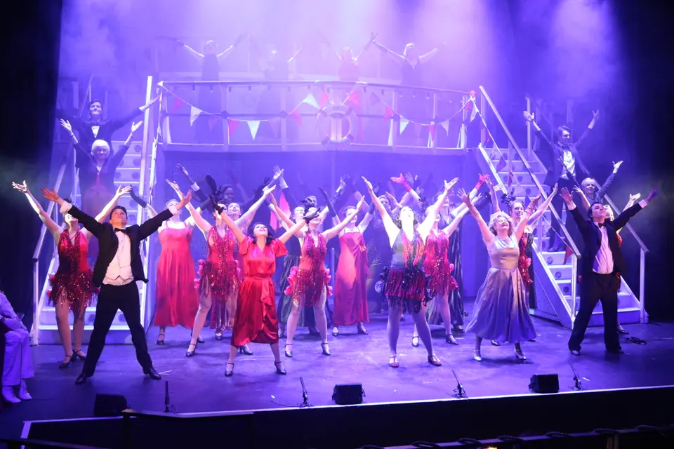 Willenhall Musical Theatre Company's 2017 production of Anything Goes at Dormston Mill Theatre, Sedgley. Photograph 121 of 170.