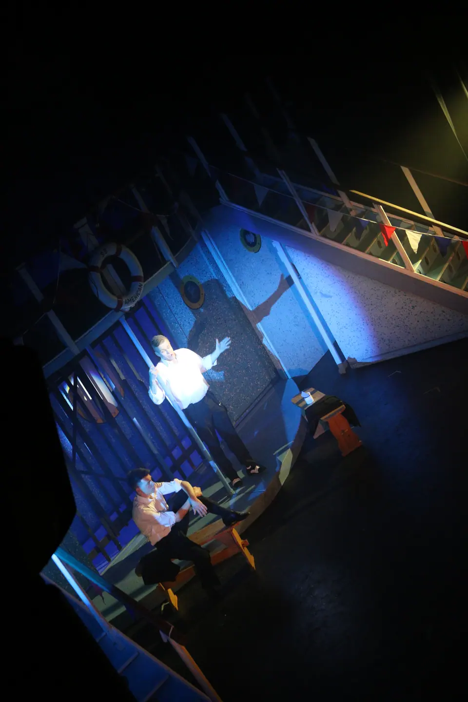 Willenhall Musical Theatre Company's 2017 production of Anything Goes at Dormston Mill Theatre, Sedgley. Photograph 129 of 170.