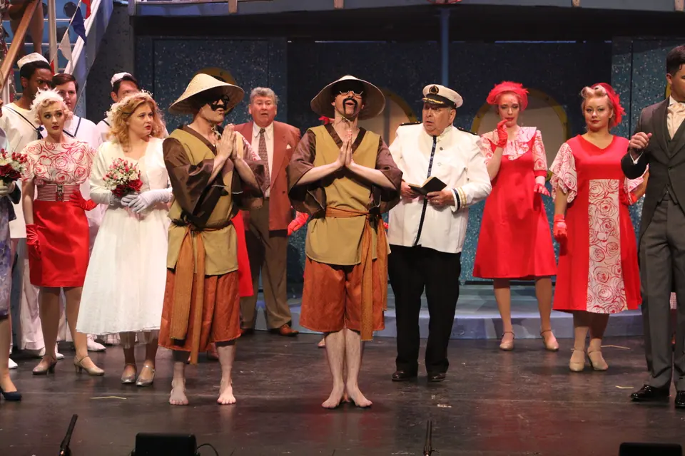 Willenhall Musical Theatre Company's 2017 production of Anything Goes at Dormston Mill Theatre, Sedgley. Photograph 148 of 170.