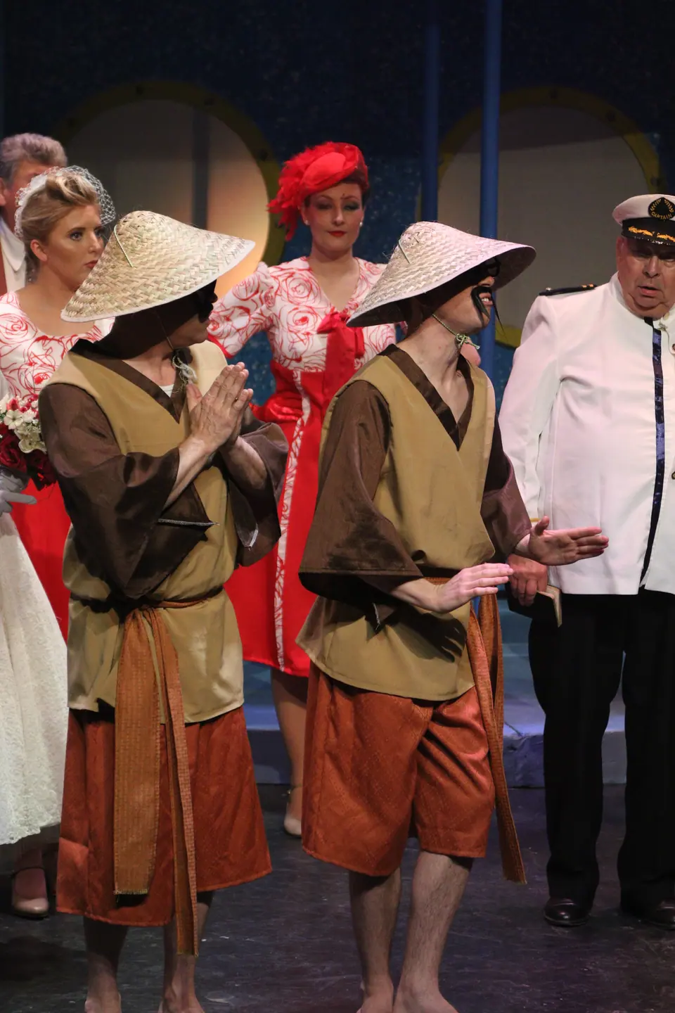 Willenhall Musical Theatre Company's 2017 production of Anything Goes at Dormston Mill Theatre, Sedgley. Photograph 154 of 170.