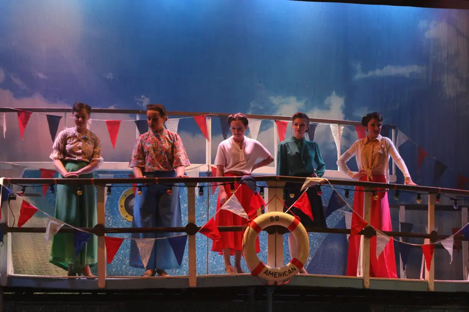 Willenhall Musical Theatre Company's 2017 production of Anything Goes at Dormston Mill Theatre, Sedgley. Photograph 157 of 170.