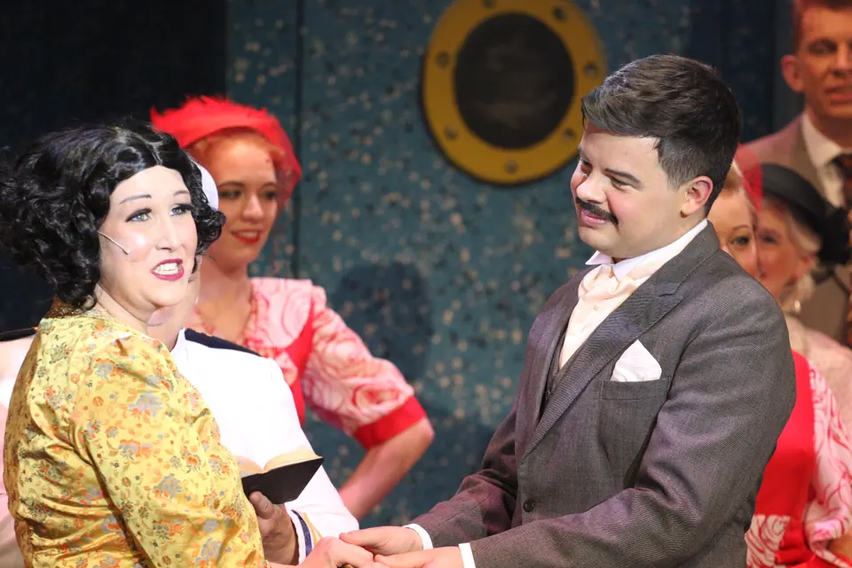 Willenhall Musical Theatre Company's 2017 production of Anything Goes at Dormston Mill Theatre, Sedgley. Photograph 163 of 170.