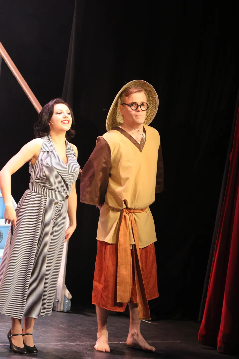 Willenhall Musical Theatre Company's 2017 production of Anything Goes at Dormston Mill Theatre, Sedgley. Photograph 165 of 170.
