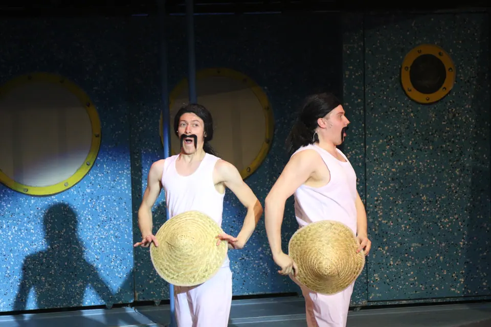 Willenhall Musical Theatre Company's 2017 production of Anything Goes at Dormston Mill Theatre, Sedgley. Photograph 167 of 170.
