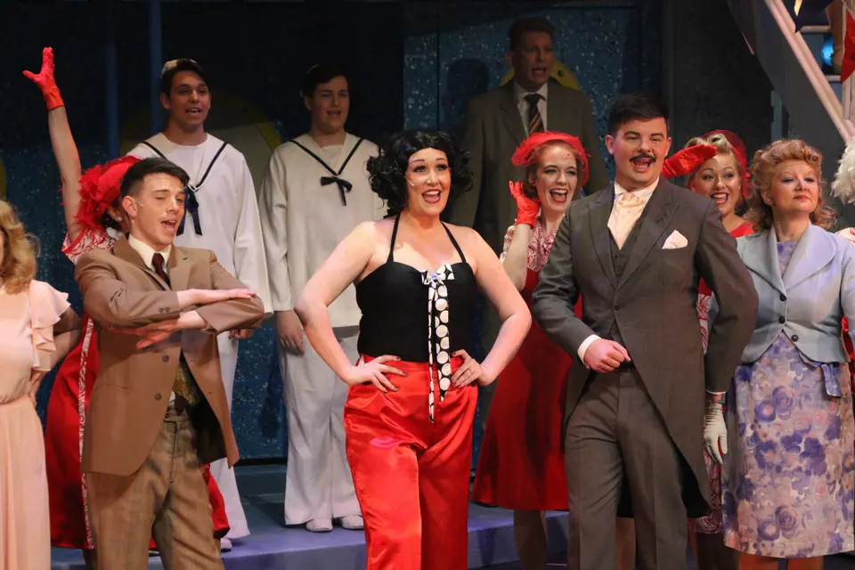 Willenhall Musical Theatre Company's 2017 production of Anything Goes at Dormston Mill Theatre, Sedgley. Photograph 168 of 170.