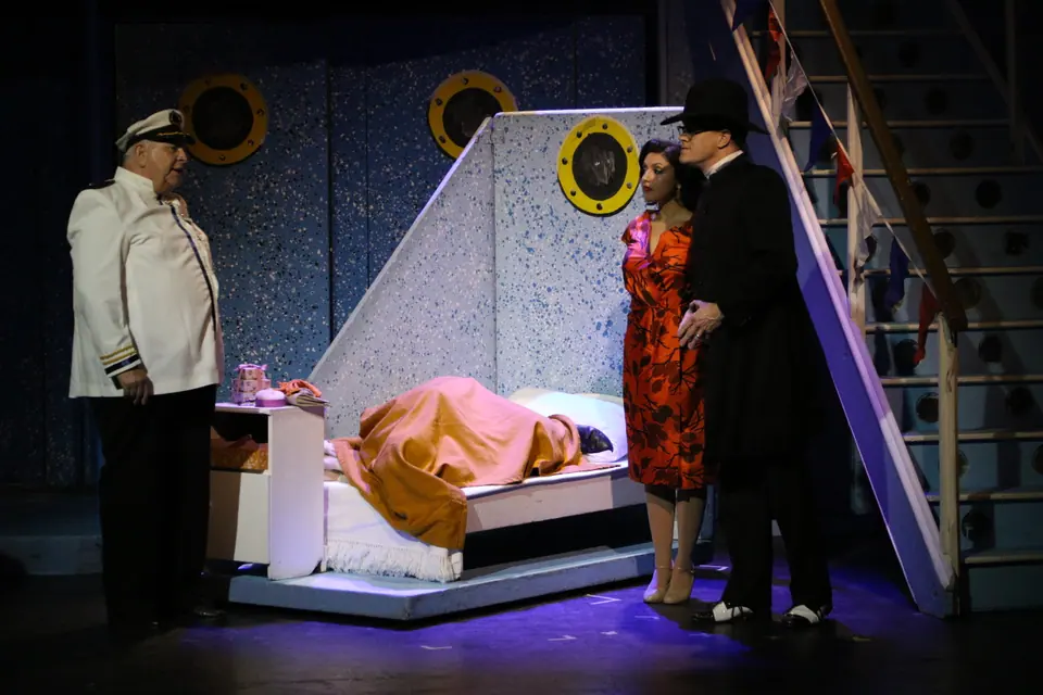 Willenhall Musical Theatre Company's 2017 production of Anything Goes at Dormston Mill Theatre, Sedgley. Photograph 36 of 170.
