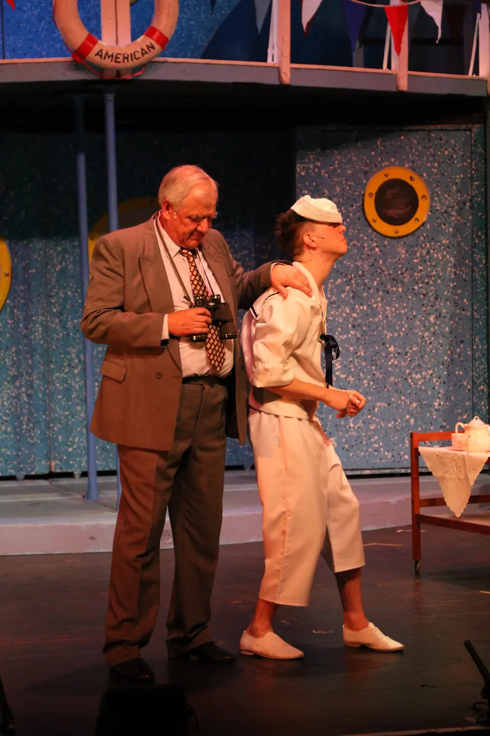 Willenhall Musical Theatre Company's 2017 production of Anything Goes at Dormston Mill Theatre, Sedgley. Photograph 41 of 170.