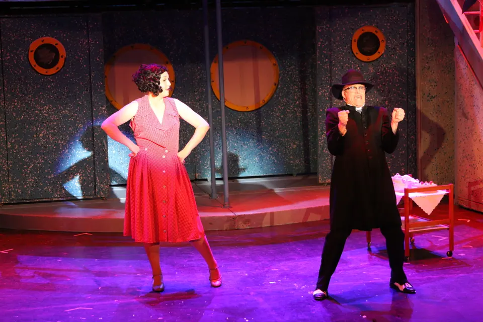 Willenhall Musical Theatre Company's 2017 production of Anything Goes at Dormston Mill Theatre, Sedgley. Photograph 43 of 170.