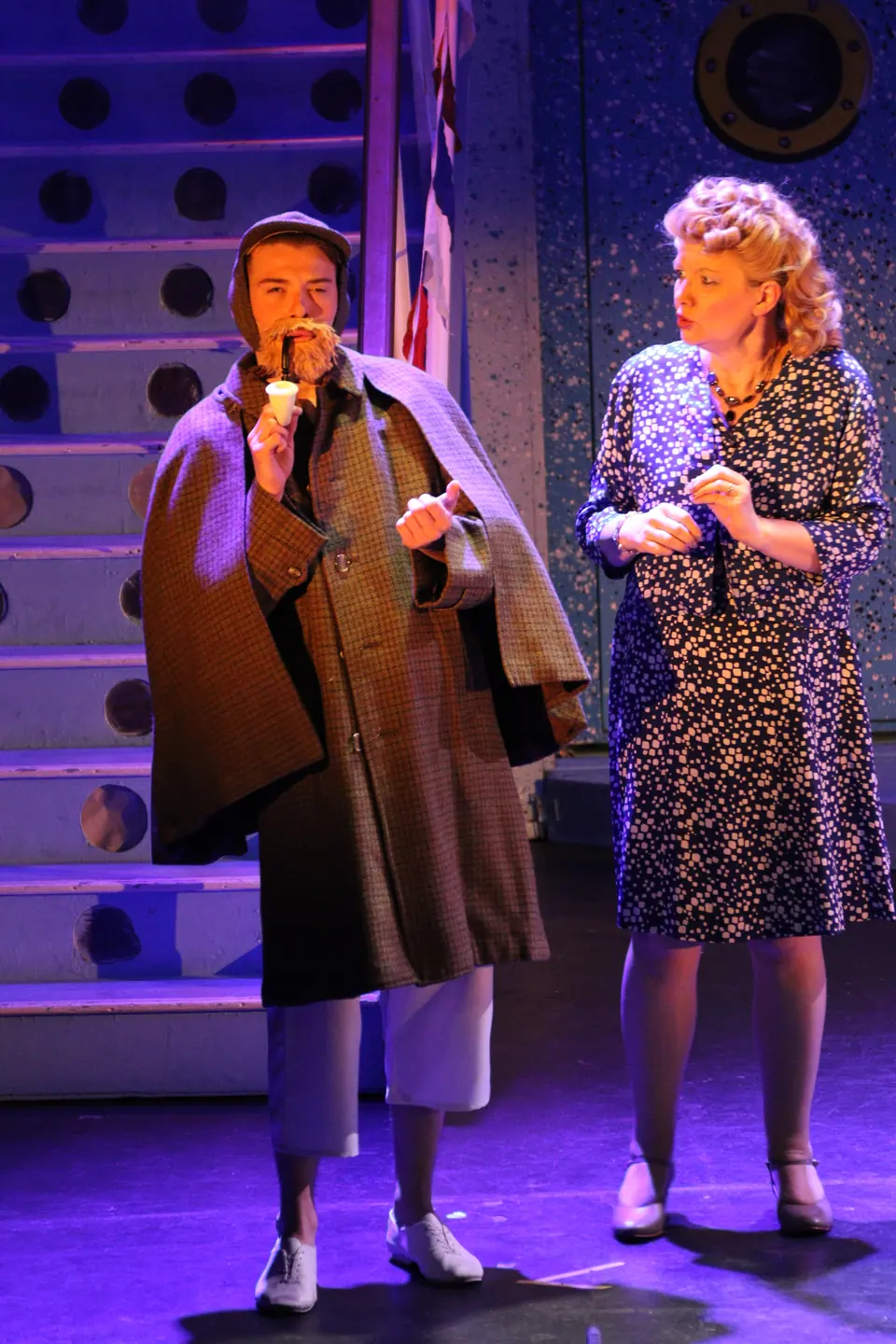 Willenhall Musical Theatre Company's 2017 production of Anything Goes at Dormston Mill Theatre, Sedgley. Photograph 50 of 170.