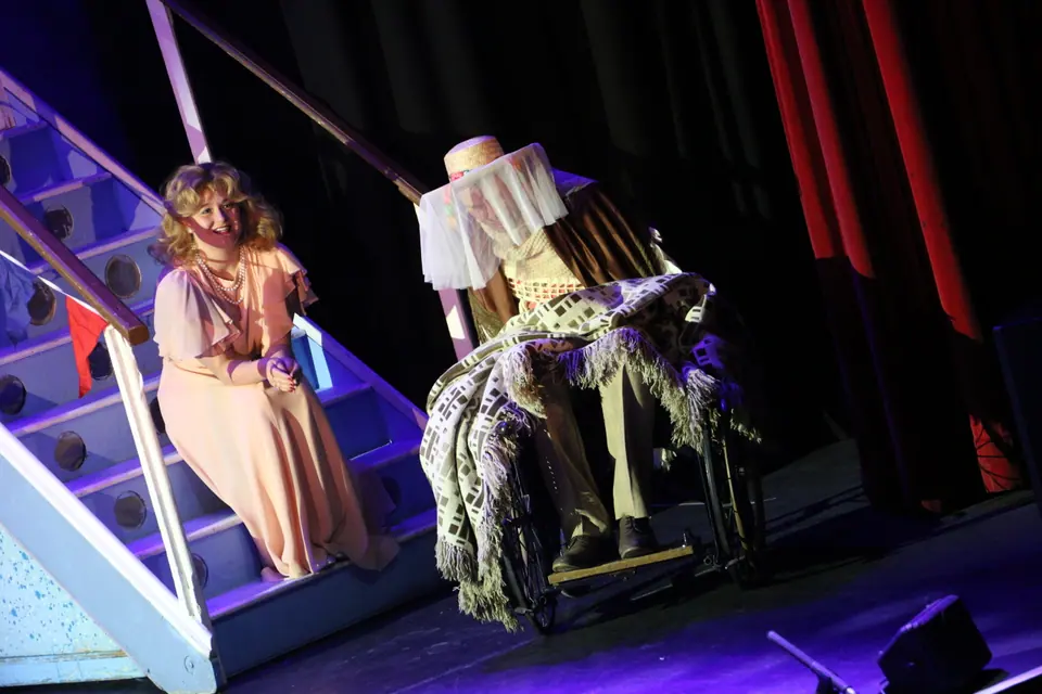 Willenhall Musical Theatre Company's 2017 production of Anything Goes at Dormston Mill Theatre, Sedgley. Photograph 52 of 170.