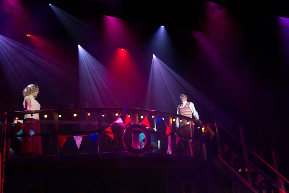 Willenhall Musical Theatre Company's 2017 production of Anything Goes at Dormston Mill Theatre, Sedgley. Photograph 58 of 170.
