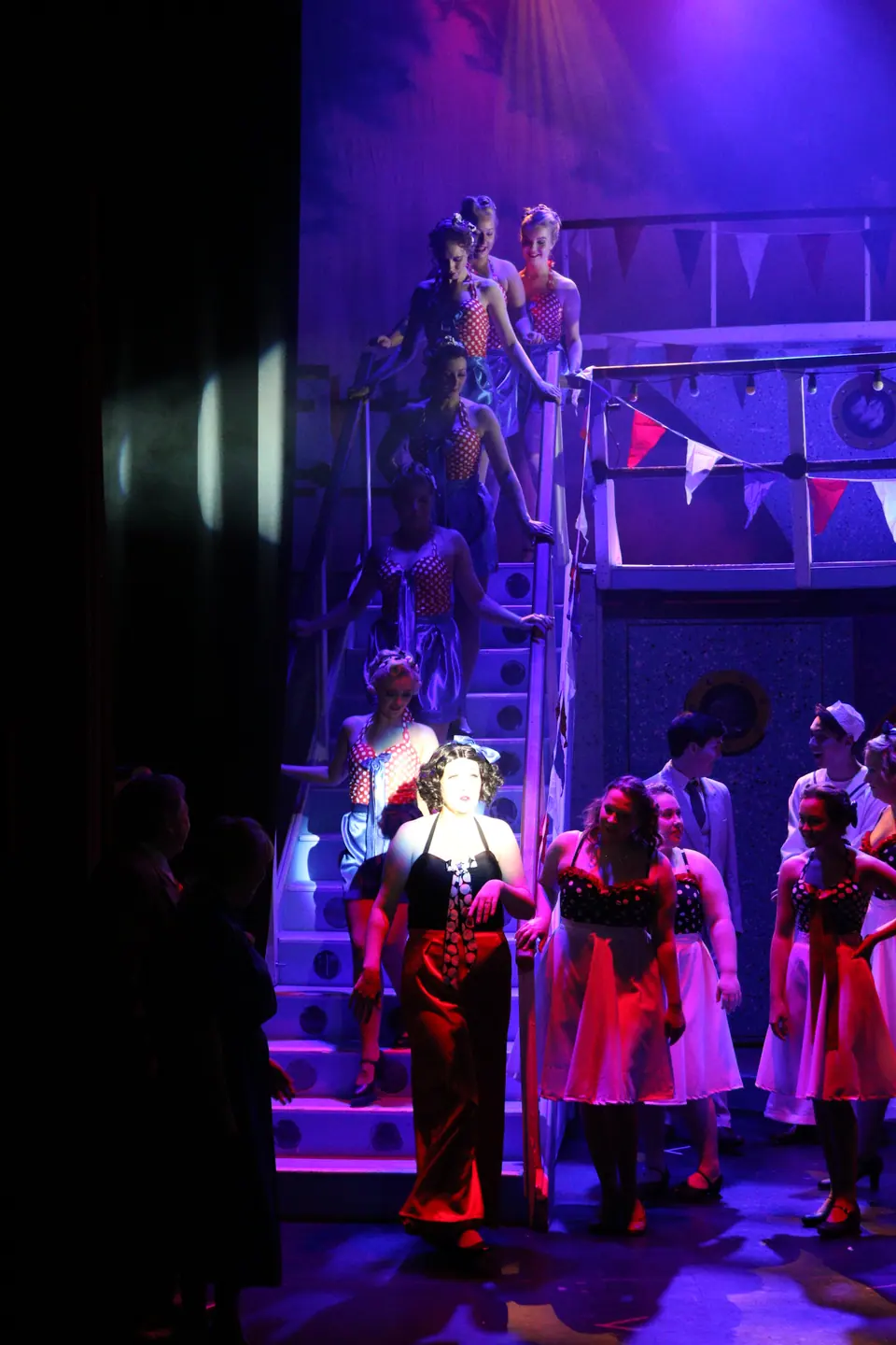 Willenhall Musical Theatre Company's 2017 production of Anything Goes at Dormston Mill Theatre, Sedgley. Photograph 71 of 170.