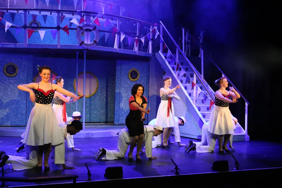 Willenhall Musical Theatre Company's 2017 production of Anything Goes at Dormston Mill Theatre, Sedgley. Photograph 80 of 170.