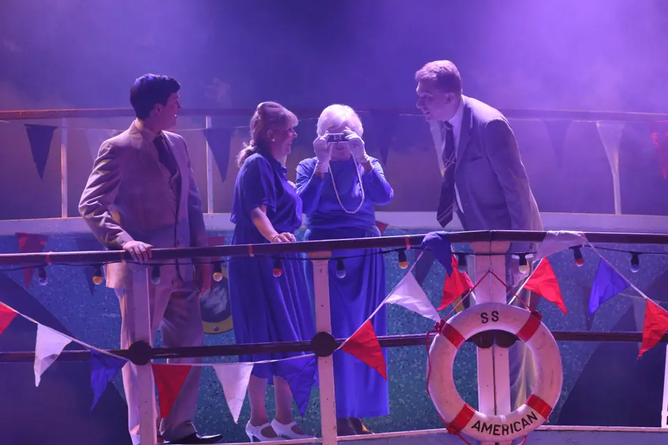 Willenhall Musical Theatre Company's 2017 production of Anything Goes at Dormston Mill Theatre, Sedgley. Photograph 88 of 170.