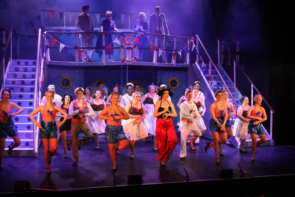 Willenhall Musical Theatre Company's 2017 production of Anything Goes at Dormston Mill Theatre, Sedgley. Photograph 89 of 170.