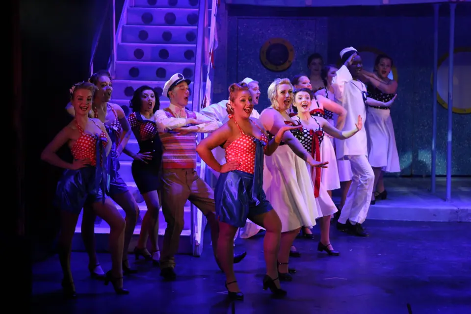 Willenhall Musical Theatre Company's 2017 production of Anything Goes at Dormston Mill Theatre, Sedgley. Photograph 90 of 170.