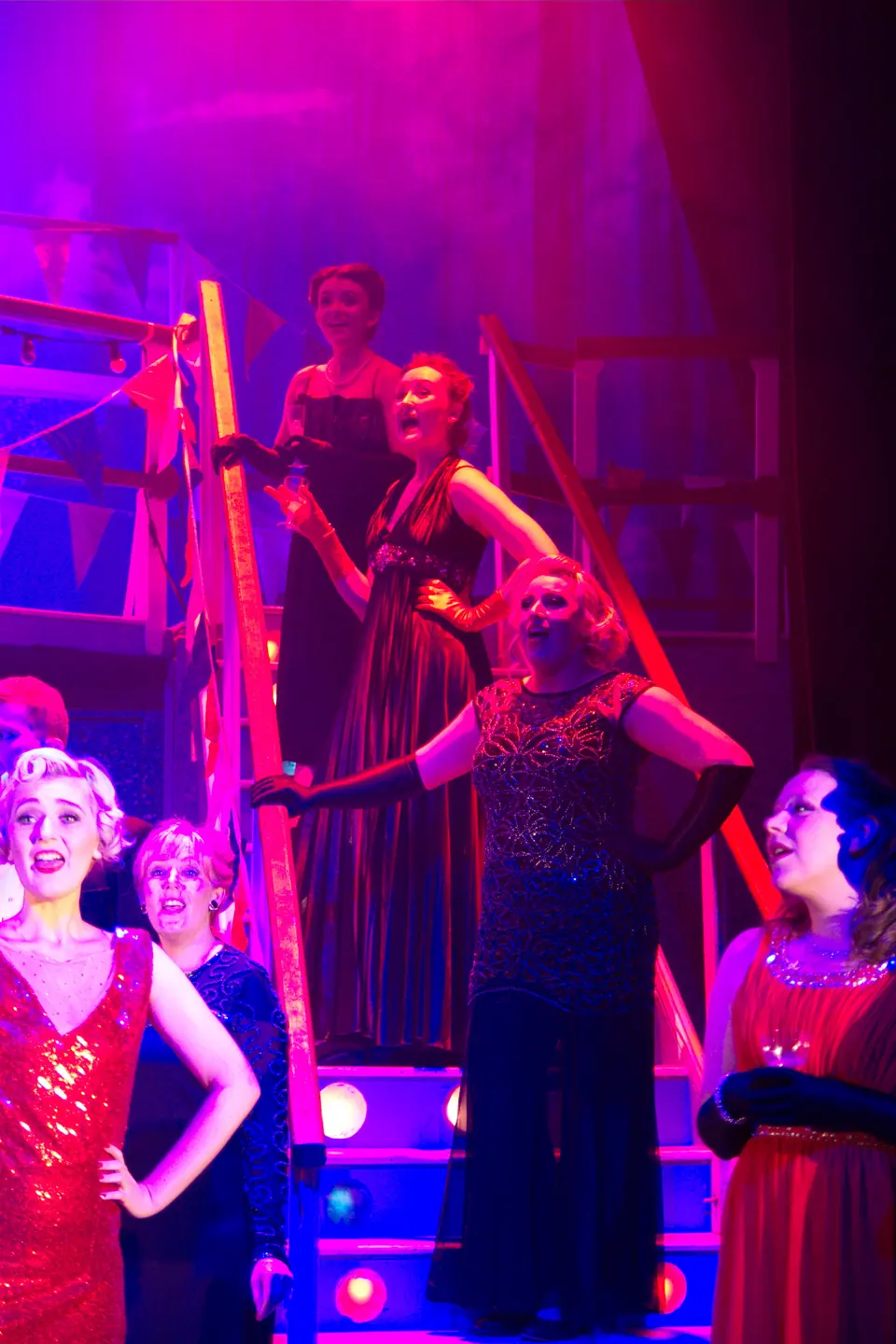 Willenhall Musical Theatre Company's 2017 production of Anything Goes at Dormston Mill Theatre, Sedgley. Photograph 95 of 170.
