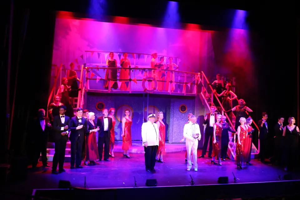 Willenhall Musical Theatre Company's 2017 production of Anything Goes at Dormston Mill Theatre, Sedgley. Photograph 96 of 170.
