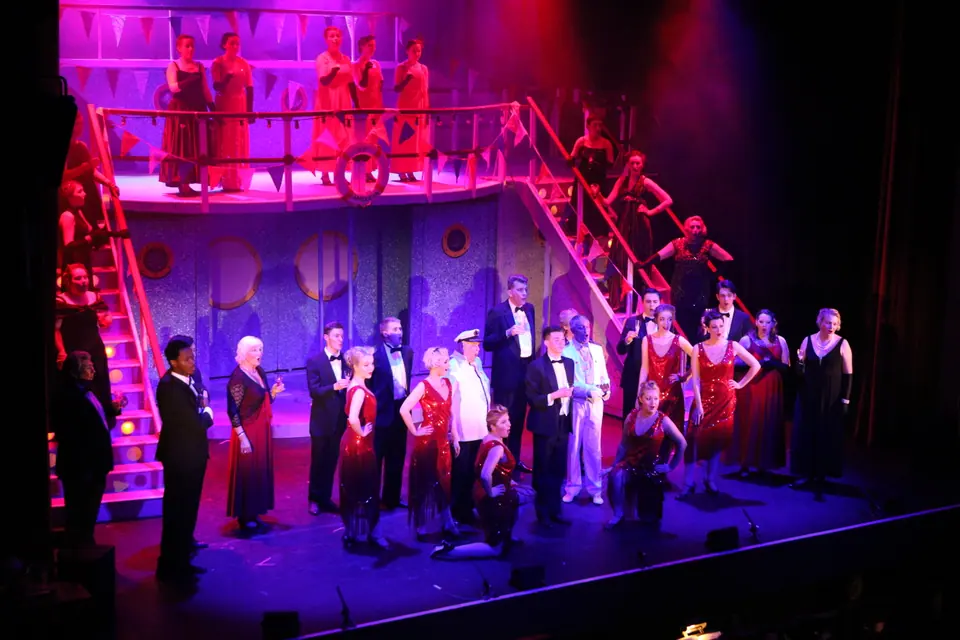 Willenhall Musical Theatre Company's 2017 production of Anything Goes at Dormston Mill Theatre, Sedgley. Photograph 97 of 170.