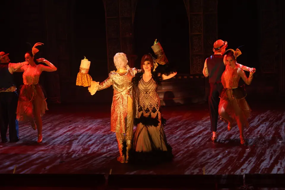 Willenhall Musical Theatre Company's 2024 production of Beauty and the Beast at Dormston Mill Theatre, Sedgley. Photograph 108 of 327.