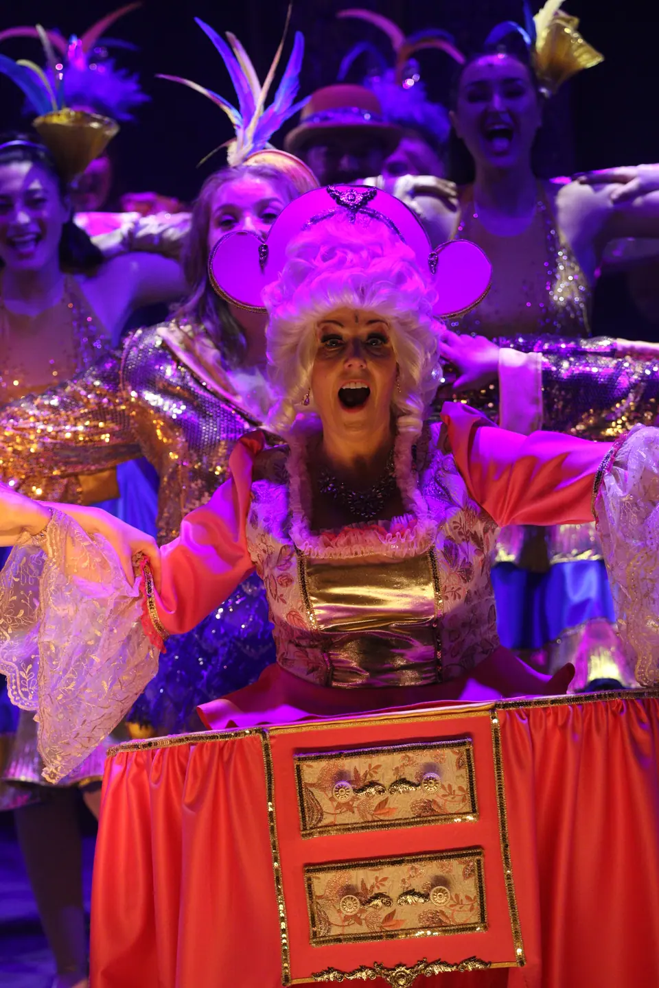 Willenhall Musical Theatre Company's 2024 production of Beauty and the Beast at Dormston Mill Theatre, Sedgley. Photograph 116 of 327.