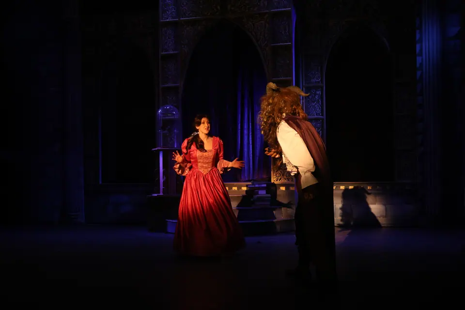 Willenhall Musical Theatre Company's 2024 production of Beauty and the Beast at Dormston Mill Theatre, Sedgley. Photograph 135 of 327.
