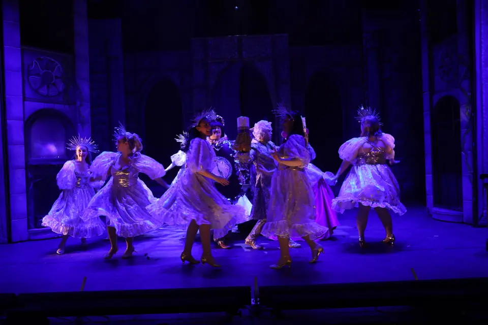Willenhall Musical Theatre Company's 2024 production of Beauty and the Beast at Dormston Mill Theatre, Sedgley. Photograph 149 of 327.