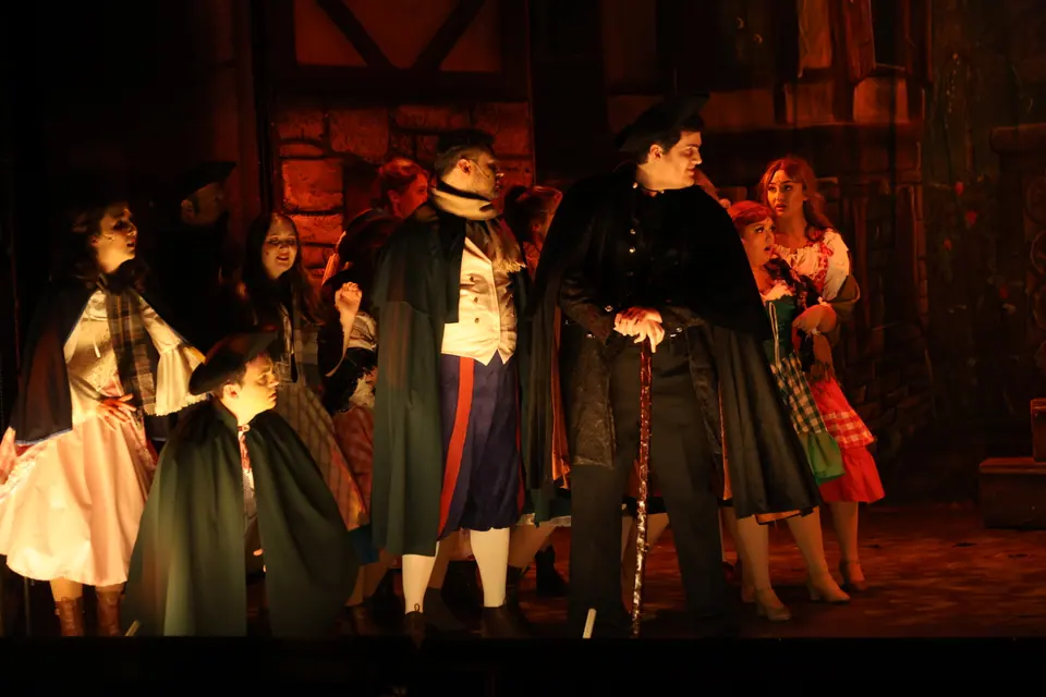 Willenhall Musical Theatre Company's 2024 production of Beauty and the Beast at Dormston Mill Theatre, Sedgley. Photograph 176 of 327.