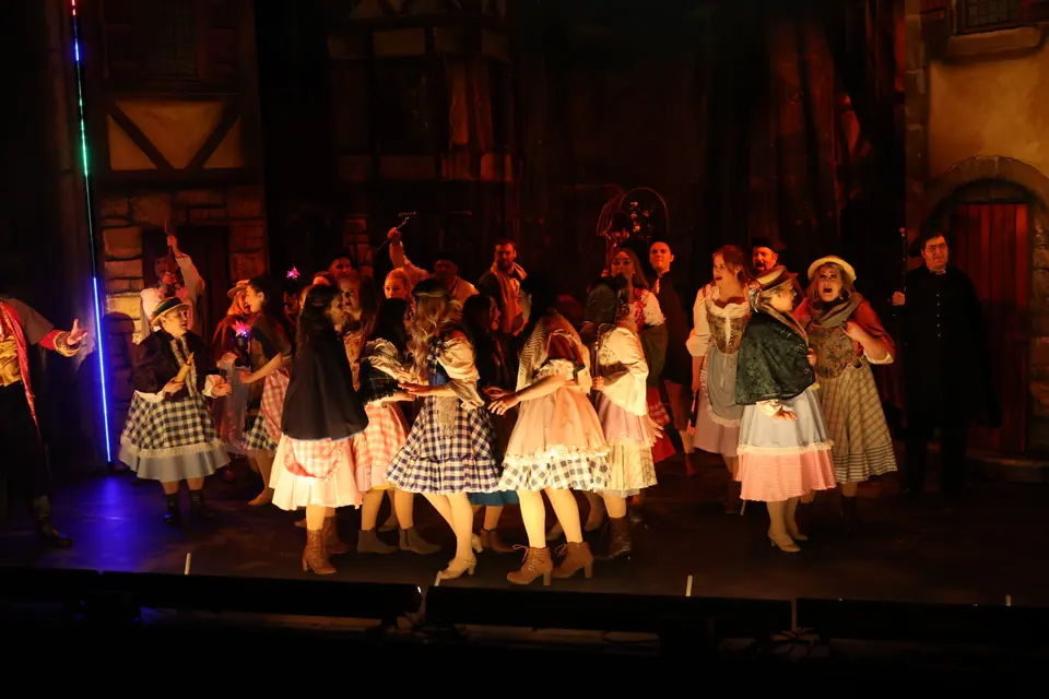 Willenhall Musical Theatre Company's 2024 production of Beauty and the Beast at Dormston Mill Theatre, Sedgley. Photograph 179 of 327.