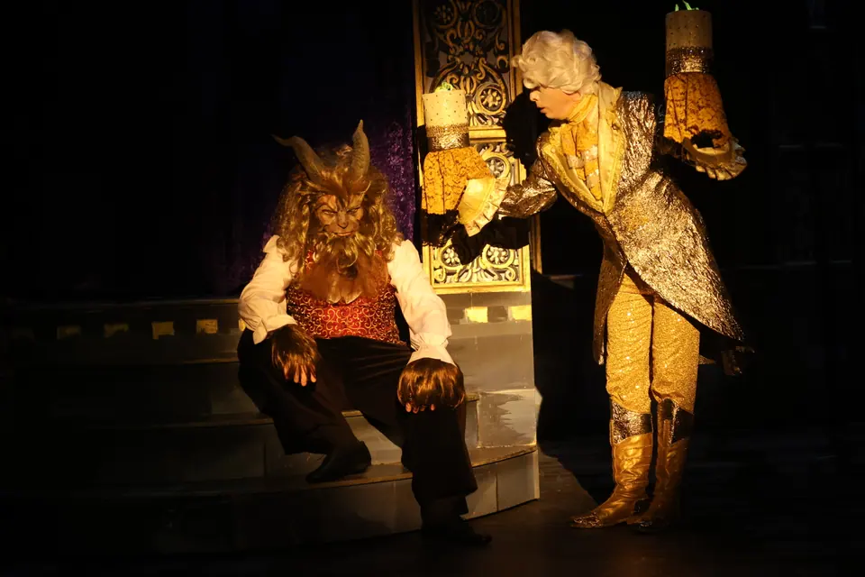 Willenhall Musical Theatre Company's 2024 production of Beauty and the Beast at Dormston Mill Theatre, Sedgley. Photograph 182 of 327.