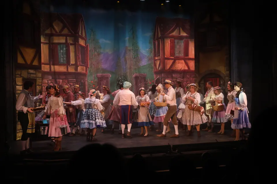 Willenhall Musical Theatre Company's 2024 production of Beauty and the Beast at Dormston Mill Theatre, Sedgley. Photograph 201 of 327.